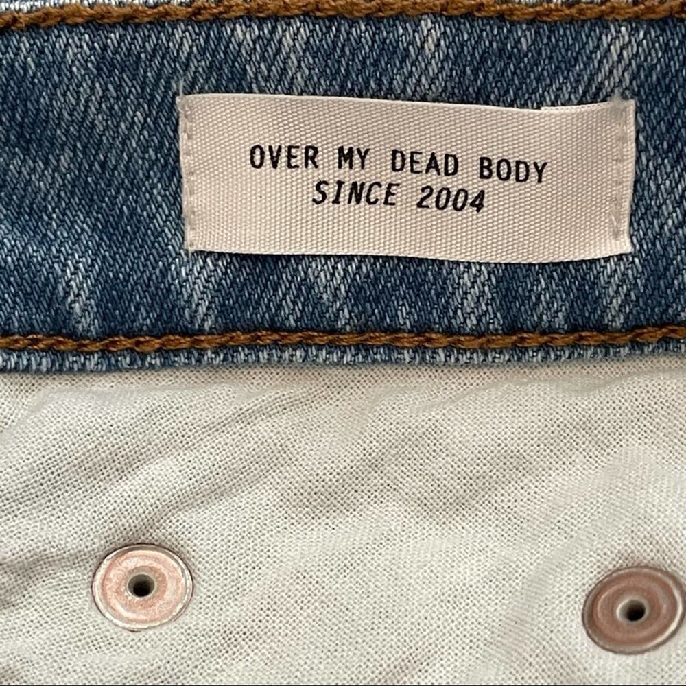 Cheap Monday Light Wash Distressed Donna Short Air Blue Wash Size 26 NWT - Picture 9 of 13